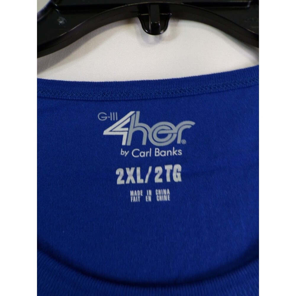 G-III 4Her by Carl Banks Montreal Canadiens Women's T-Shirt 2XL Blue - Picture 3 of 5